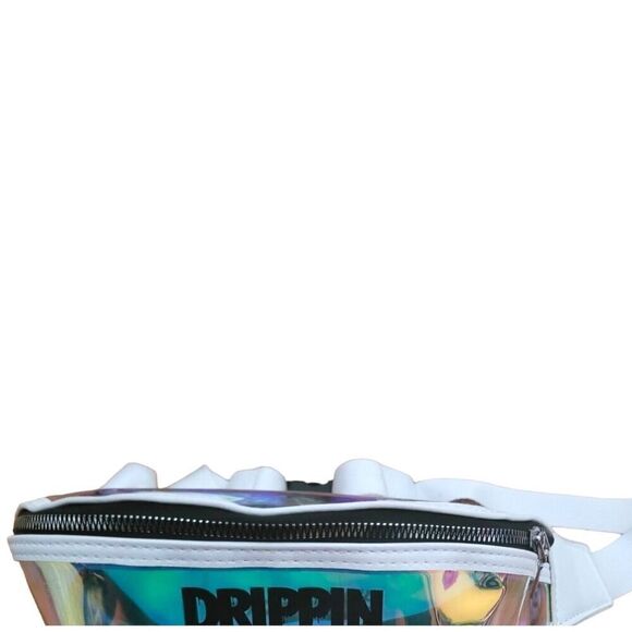 sauce avenue drippin flavor Translucent Iridescent Rainbow Fanny Pack - Picture 3 of 3